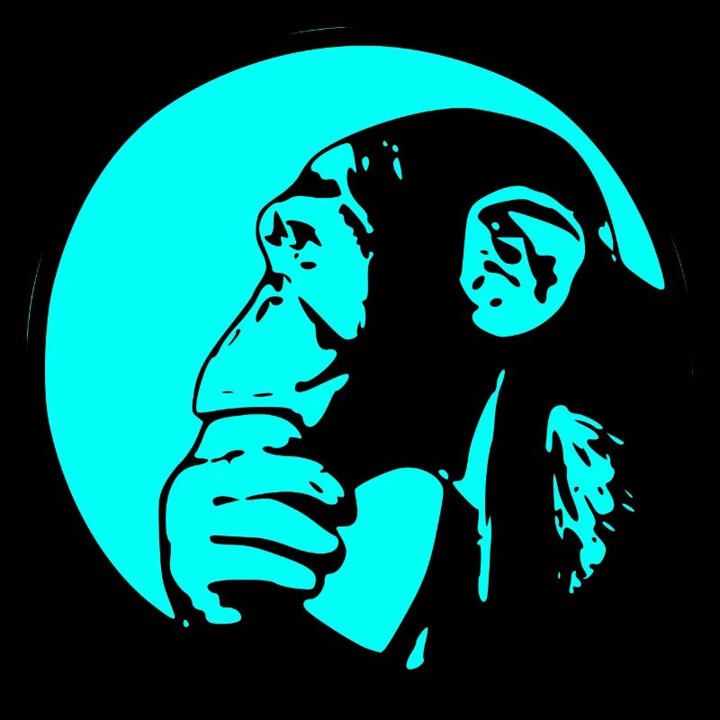 Thinking Monkey Chimpanzee