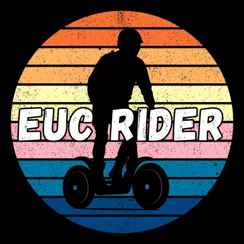 Elektrischer Einradfahrer. EUC-Reiter