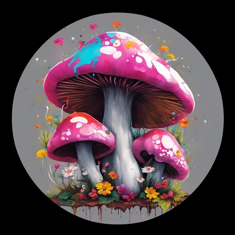 Champignon / Champignon / Prairie / Forêt / Goa / Psy