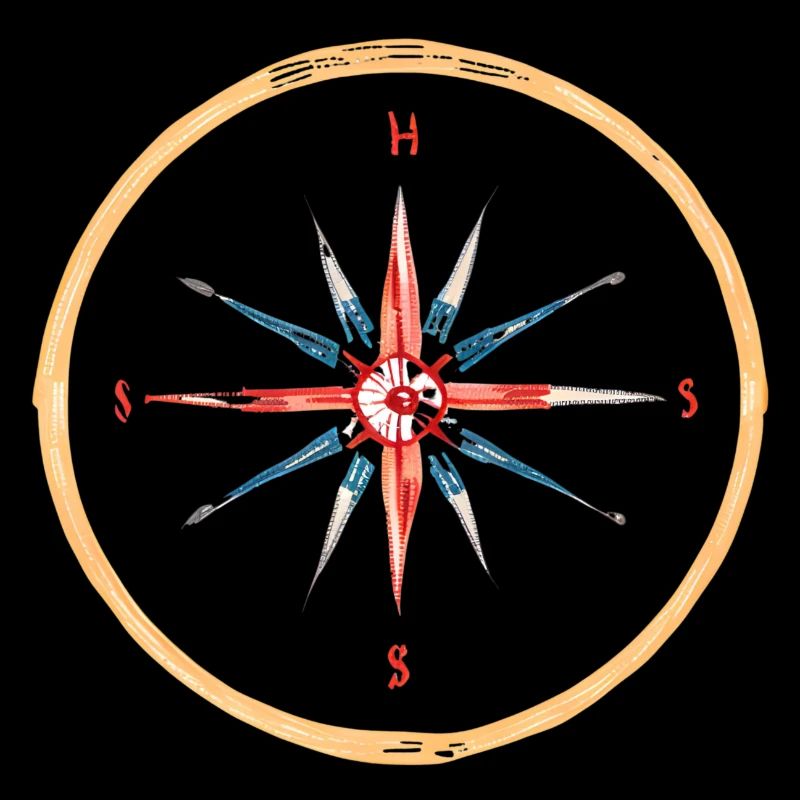 Nordic Viking Compass