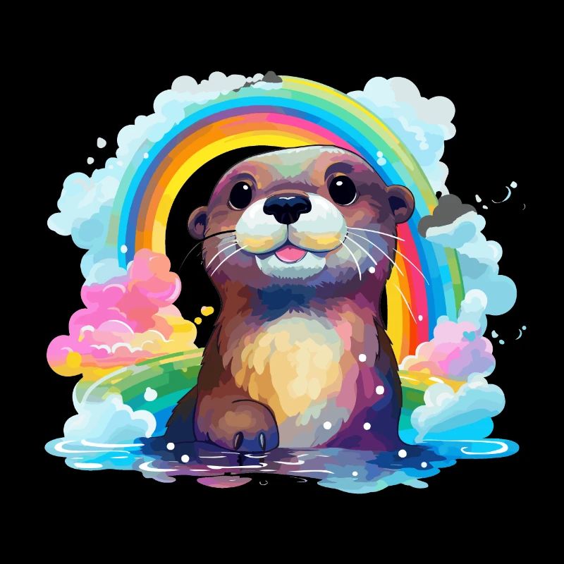 der Otter im Regenbogen