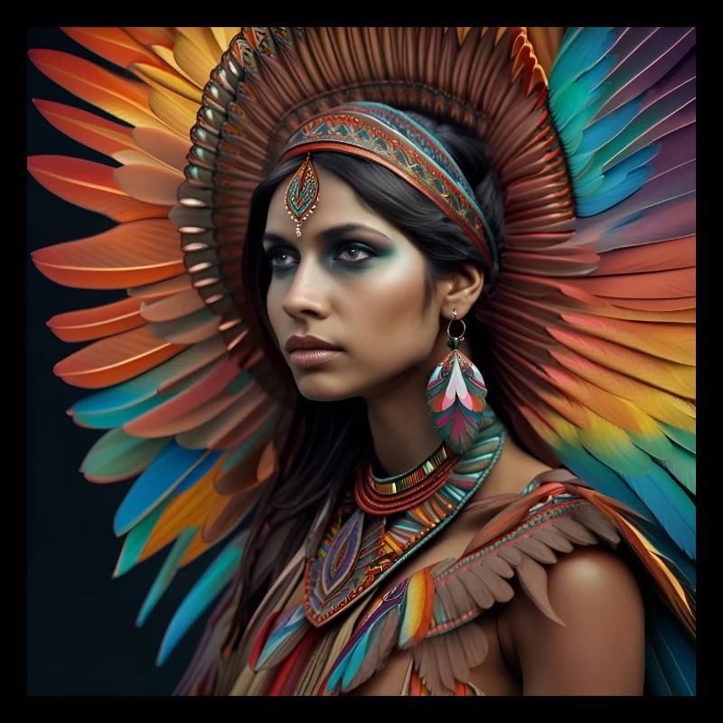 Plume en couleurs 2