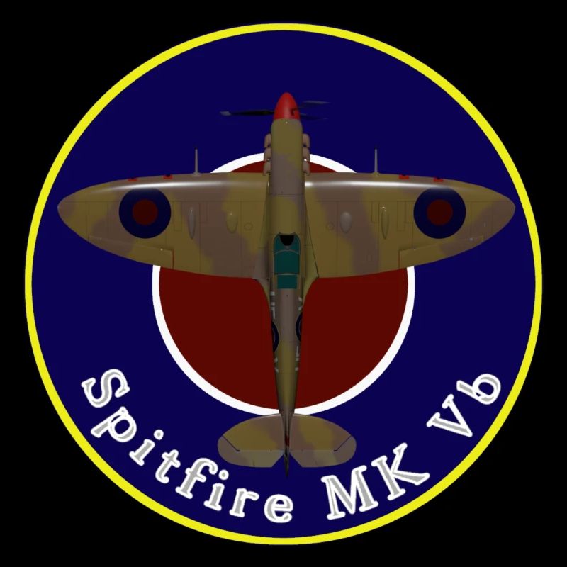 spitfire MK 5b trop avec cocarde