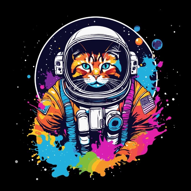 Astronauten-Katze