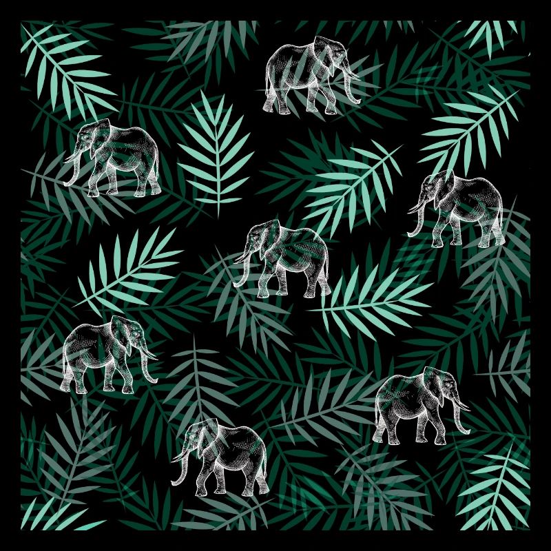 Modèle d’éléphant Elefanten-Muster