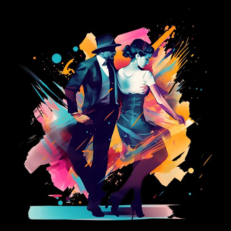 The swing couple dance requires skill