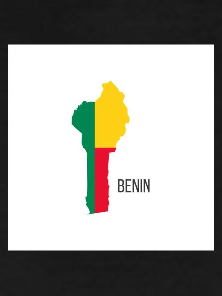 Benin Flag, Map