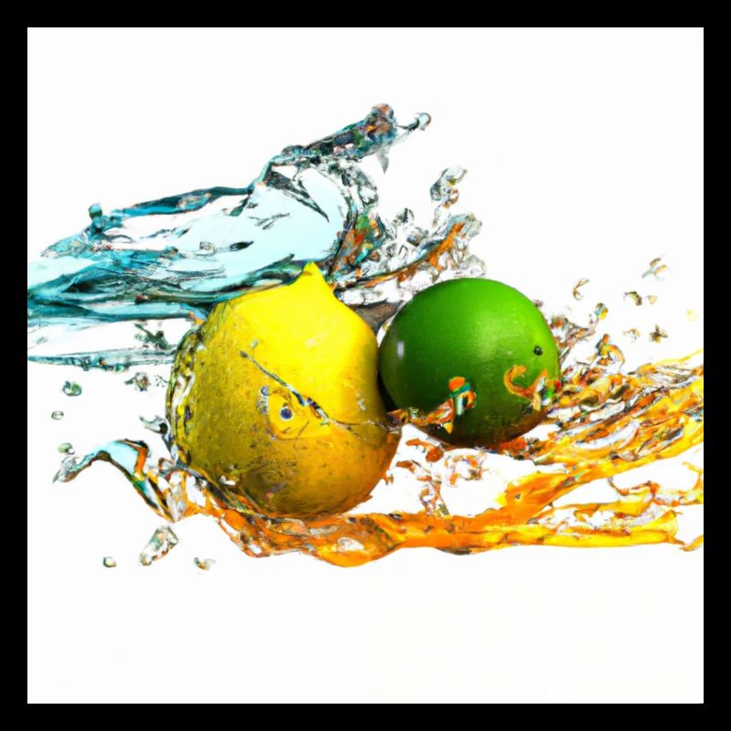 Zitrusfrüchte Splash