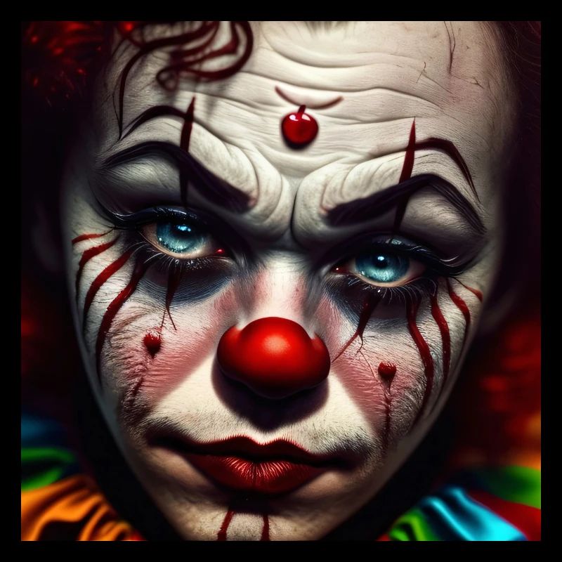 Sad clown
