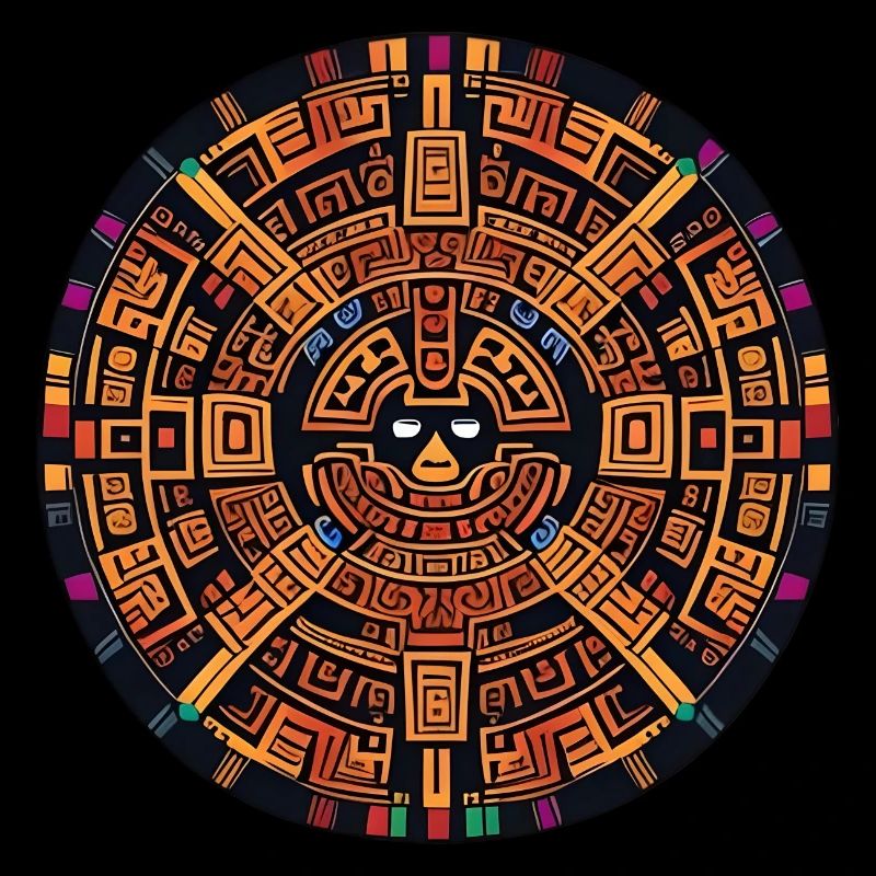 Maya-Indisches Azteken-Design
