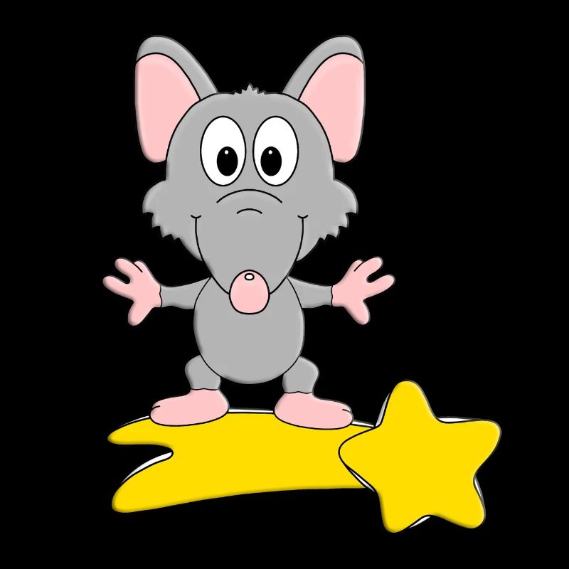 RATTE - STERNSCHNUPPE - STERNE - TIER - TIERISCH