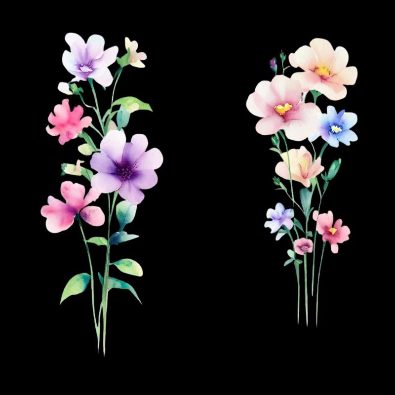 Deux fleurs