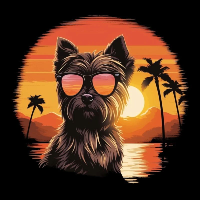 Yorkshire Terrier mit Sonnenbrille
