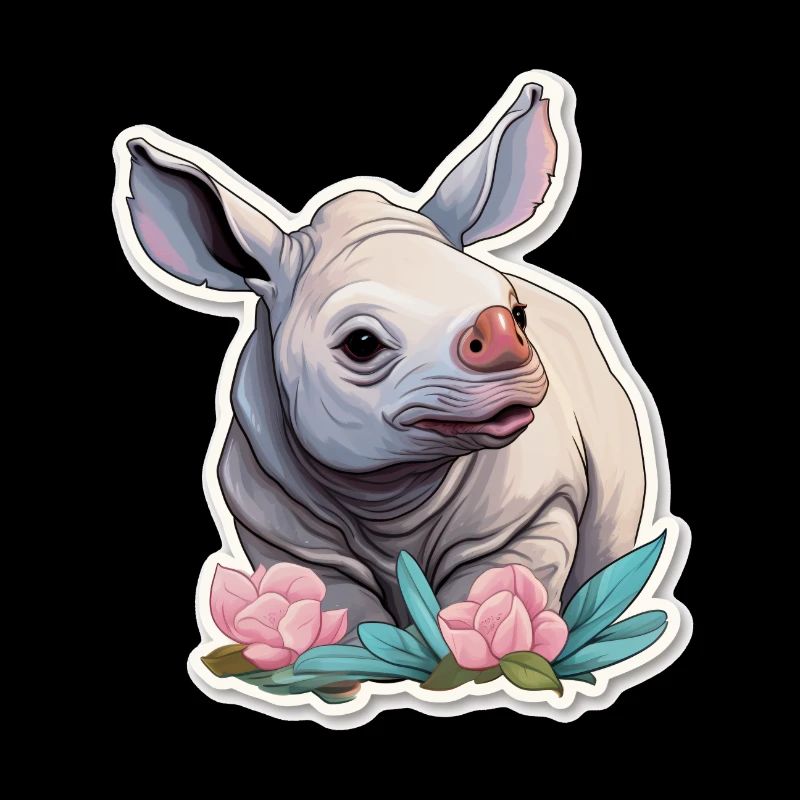 Méga rhinocéros mignon absolument mignon