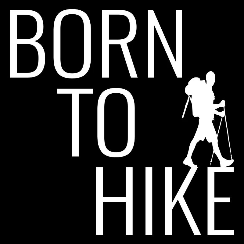 Wandern Wanderer Spruch Geschenk Berg