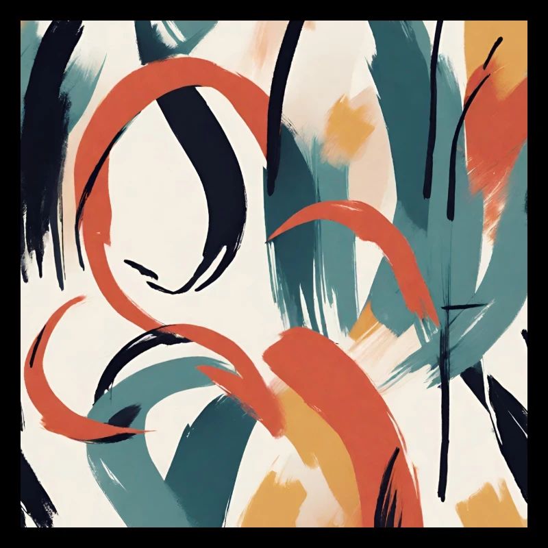 Modernes Pinselstrichdesign