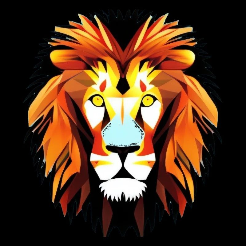 Abstract Lion