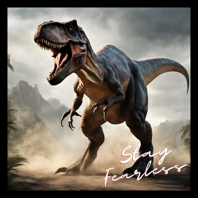 Restez intrépide - T-Rex Design