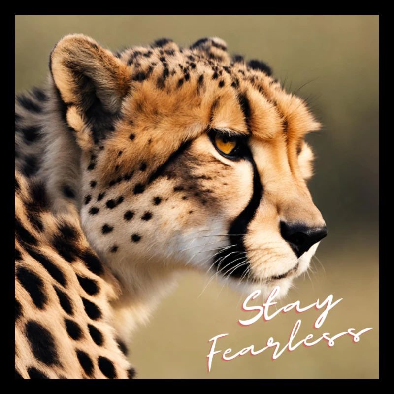 Restez intrépide - Cheetah Design