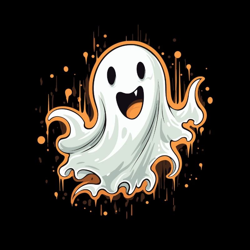 Friendly Laughing Ghost - Halloween