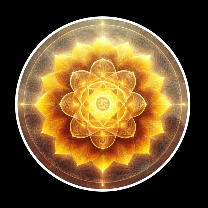 Blume der Kraft - Solarplexus-Chakra