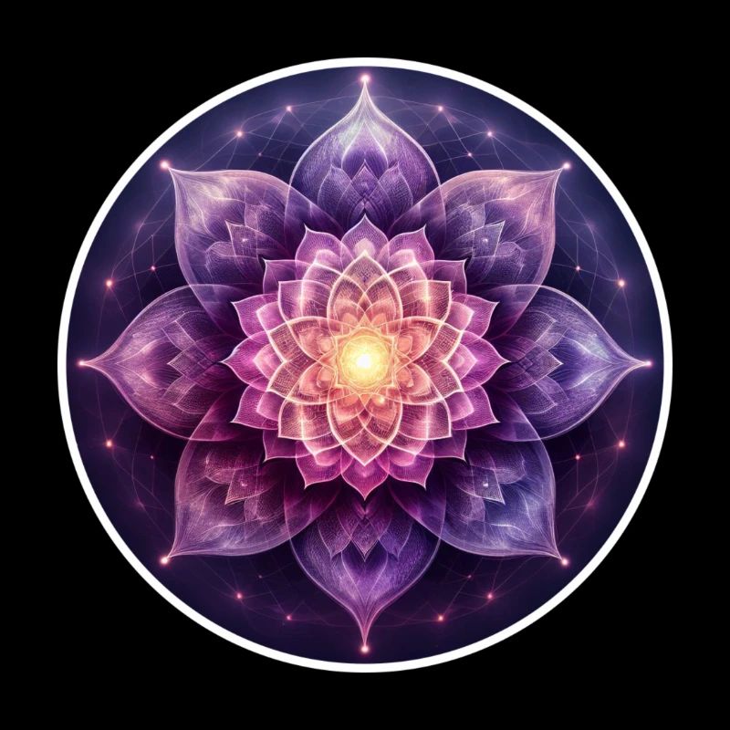 Blume der Kraft - Kronenchakra