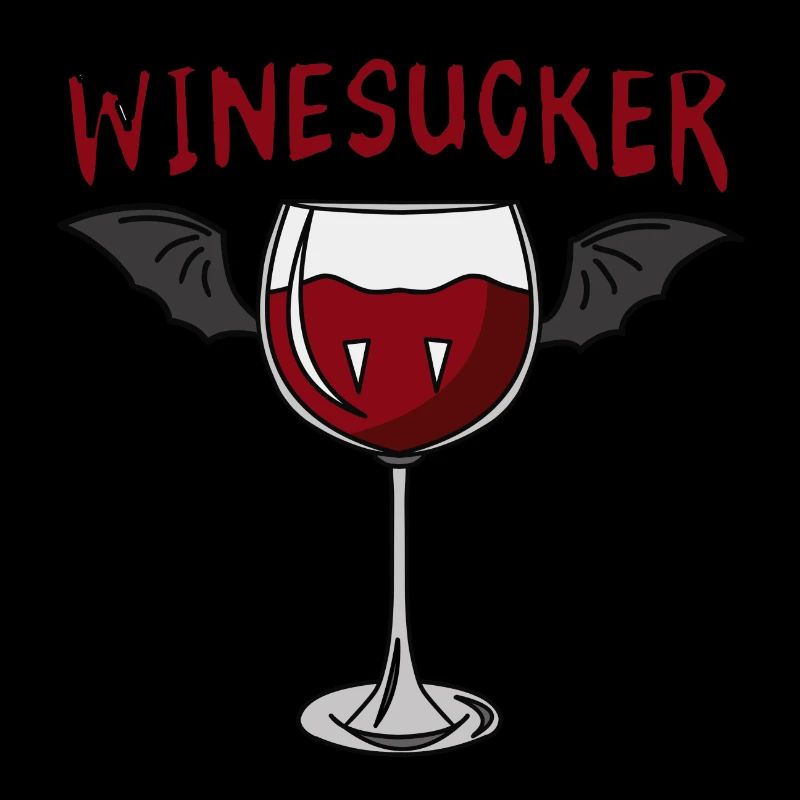 Wine Vampire Halloween Drink Bite