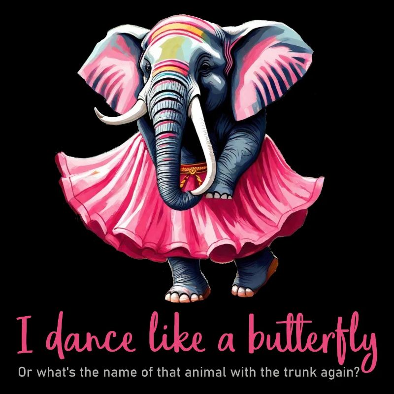 I dance like a butterfly
