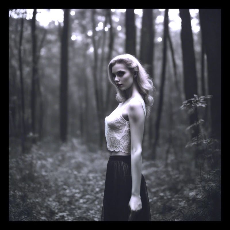 Vampire in the Woods - 3D Designed