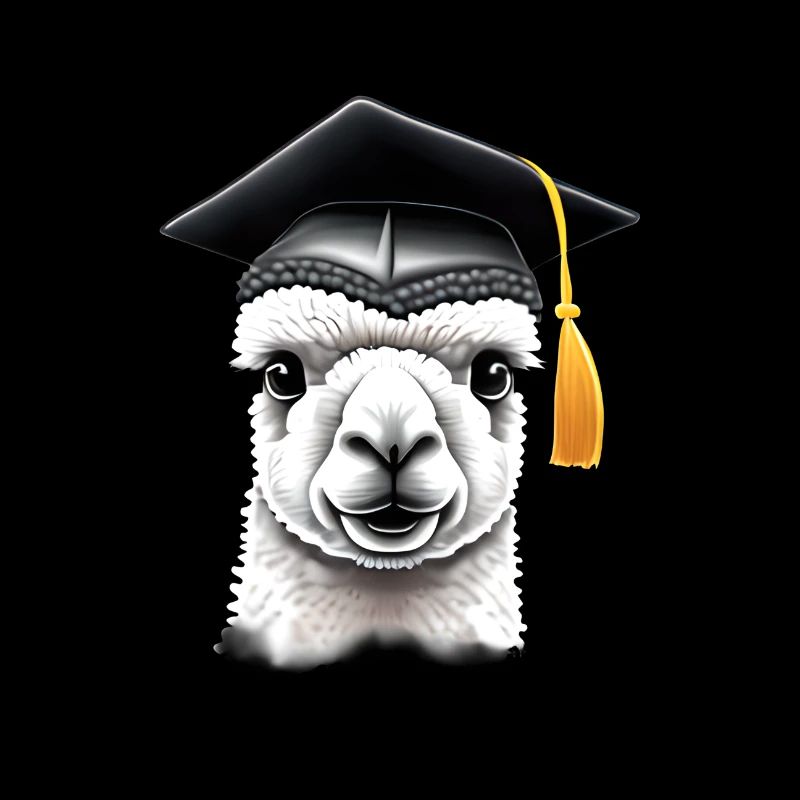 Alpaka Studium Absolvent Bachelor Schulabschluss