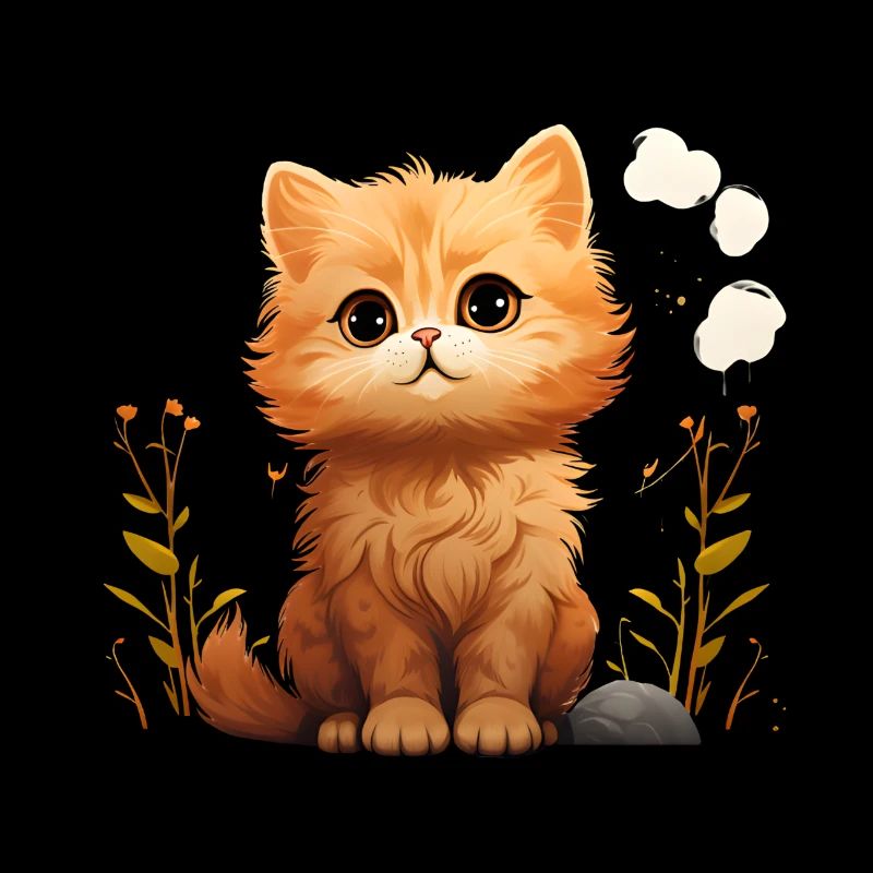 Chaton dans l’herbe