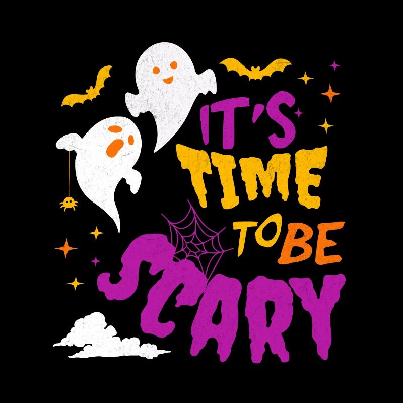 Time to be Scary Halloween Ghosts