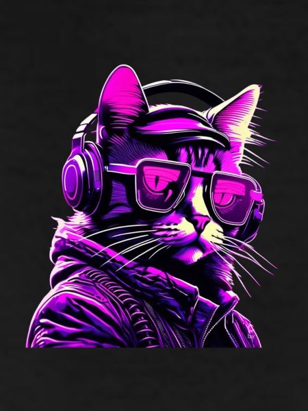 Techno Cat Neon