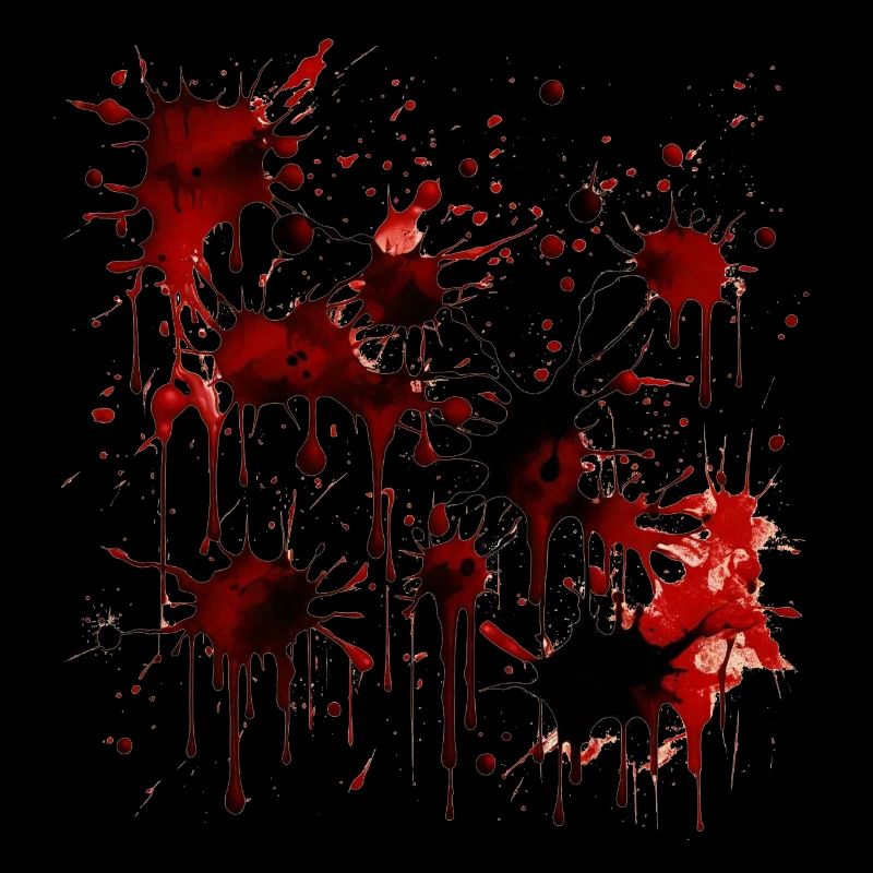 Blutspritzer Halloween Blut Blutfelcken