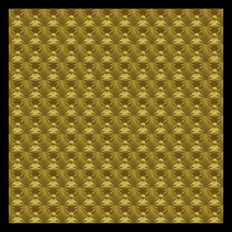Diamond Tufting pattern Gold