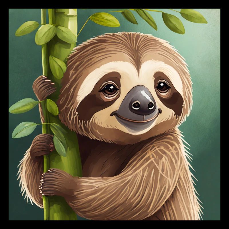 cute little sloth dragon funny