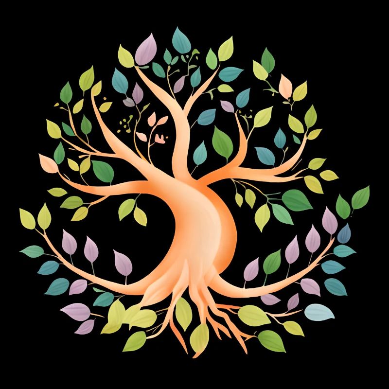 Lebensbaum Yoga Meditation Baum des Lebens