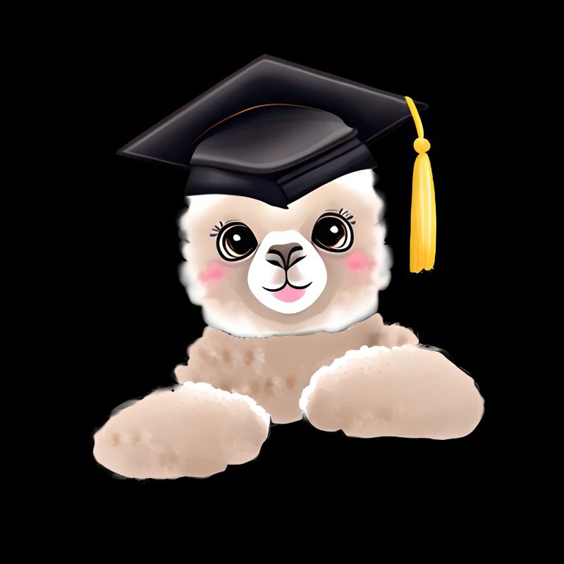 Bachelor Graduate Alpaca Studies School Leaving Certificate