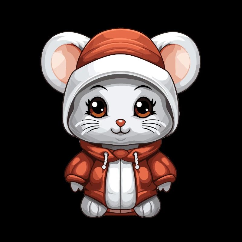 Maus Weihnachts Design - Kawaii Style
