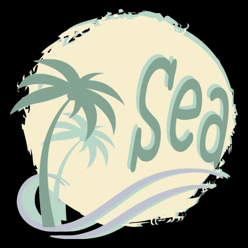 Mer et palmiers