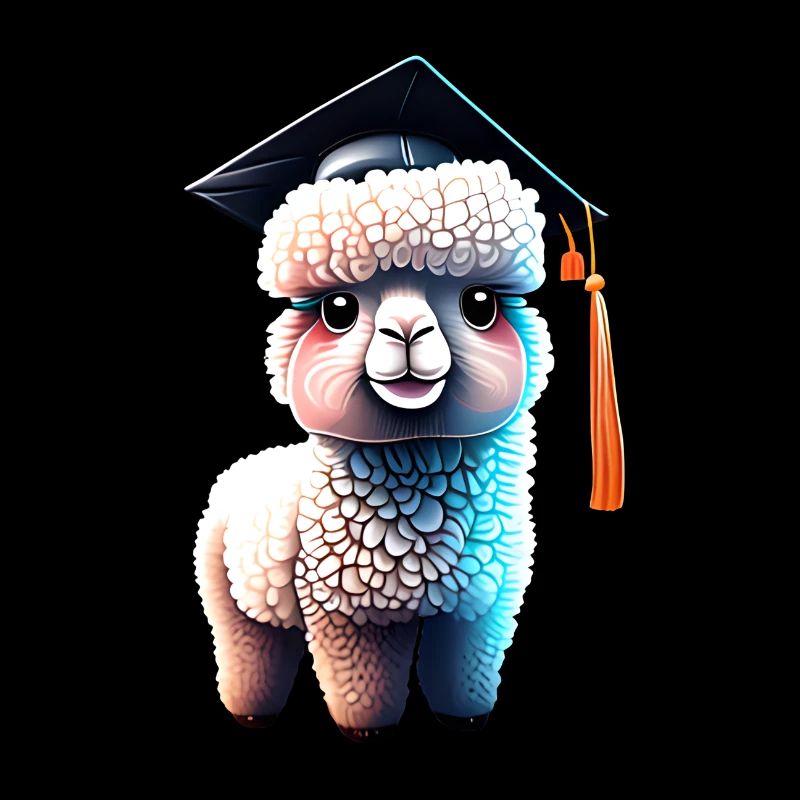 Bachelor Schulabschluss Studium Absolvent Alpaka