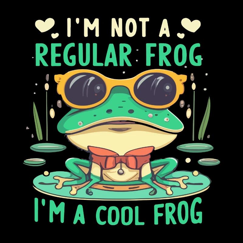 I´m not a regular Frog i´m a cool Frog