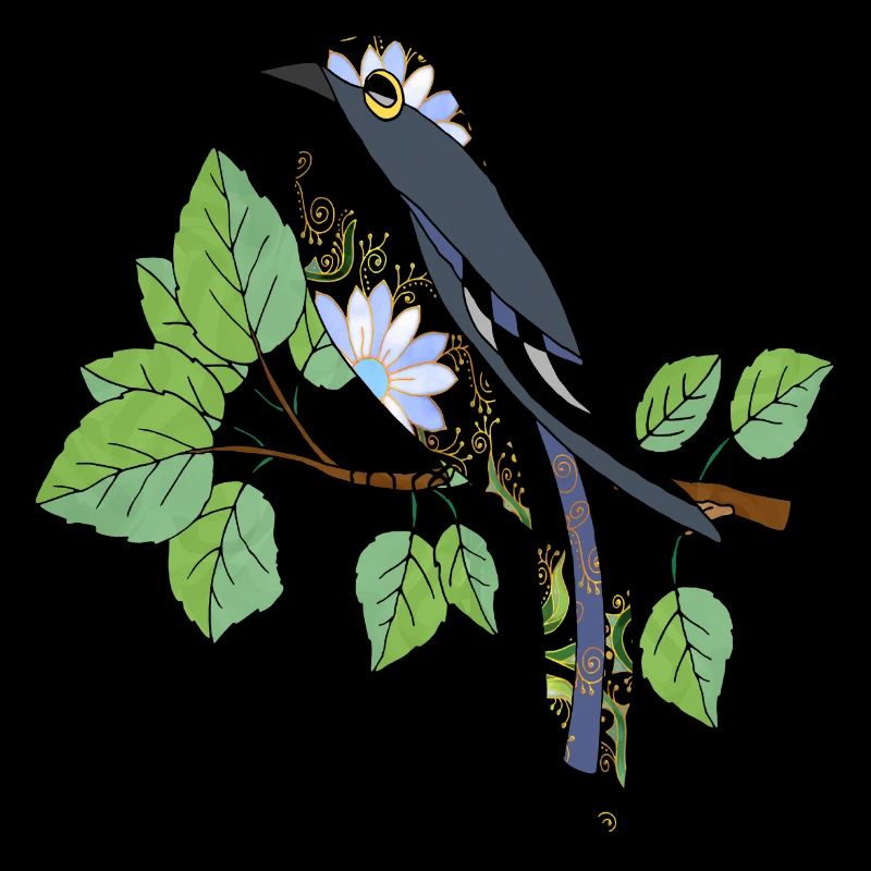 Colorful bird