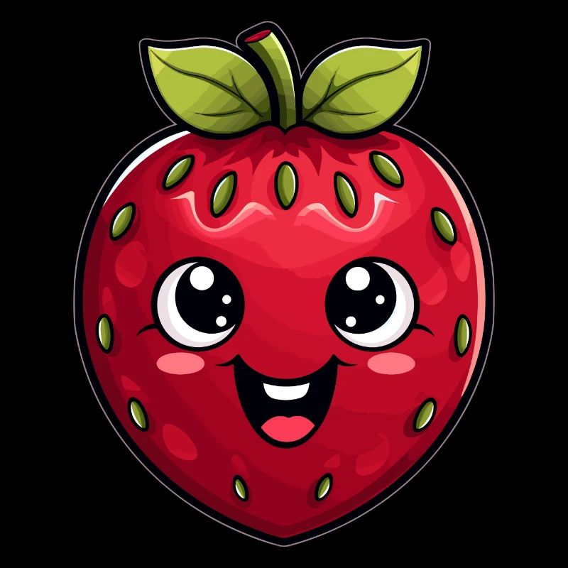 Cute Funny Strawberry Summer Kawaii Gift