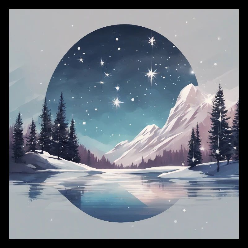 Postkarten Winterlandschaft