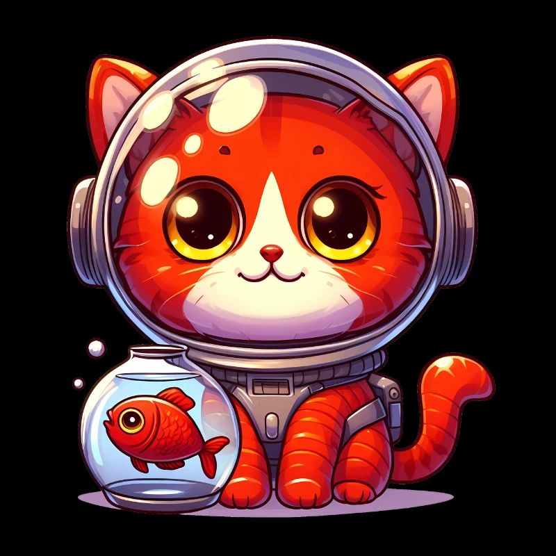 Le chat astronaute