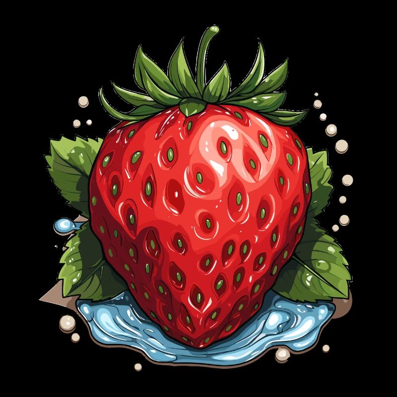 Erdbeere - Illustration