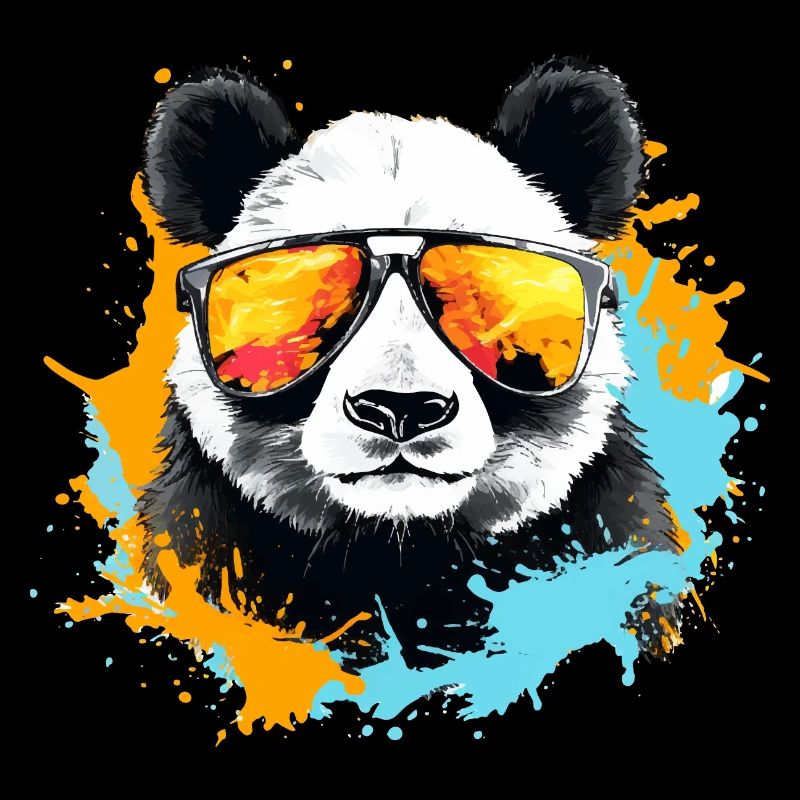 Lunettes de soleil panda idée cadeau vacances panda ours