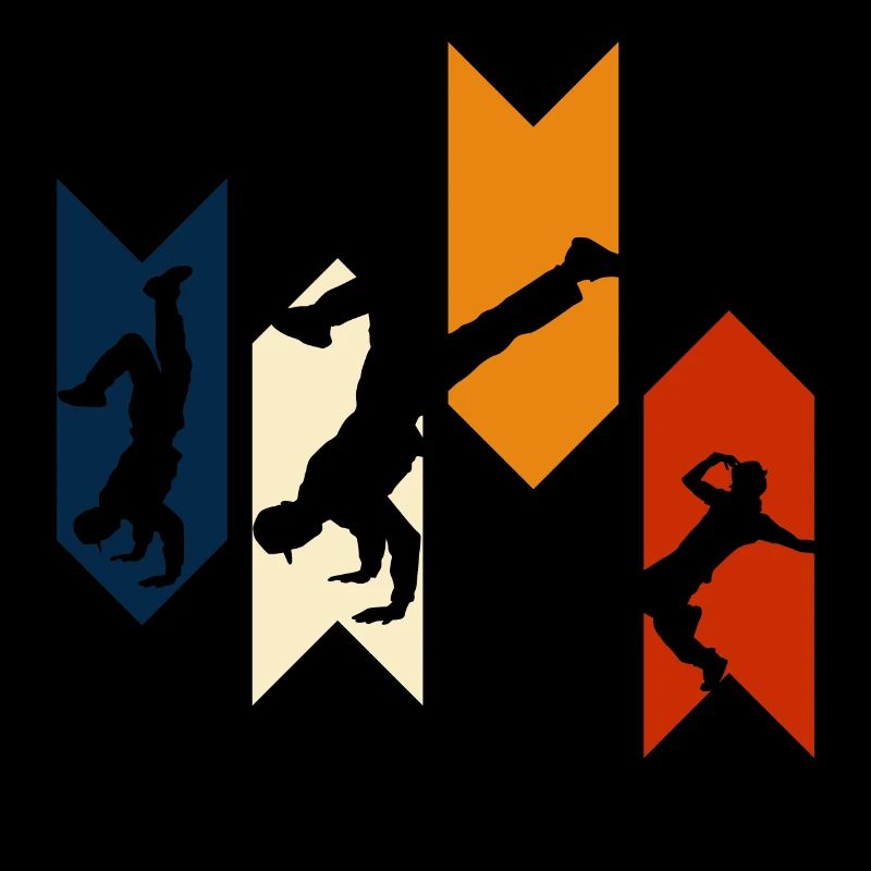 Breakdance rétro vintage-idée cadeau breakdance