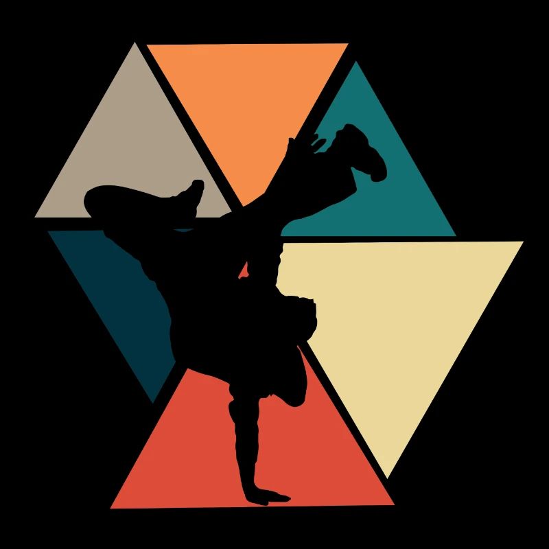 Vintage Retro Breakdance Geschenkidee
